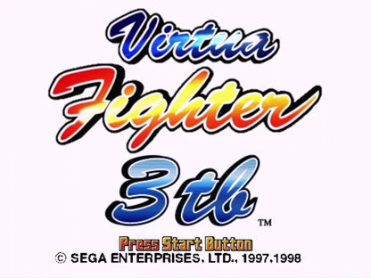 Virtua Fighter 3tb title screen for Sega Dreamcast (DC) video game