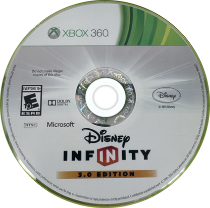 Disney Infinity 3.0 disc for Xbox 360 (X360) action-adventure toys-to-life video game