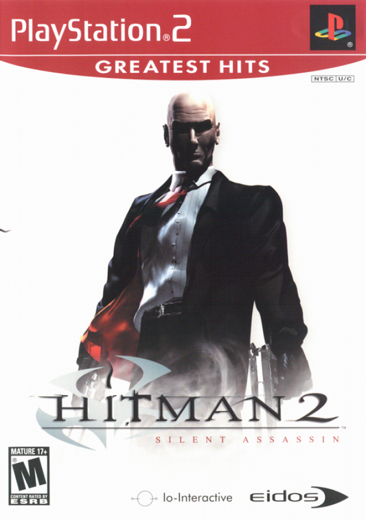 Hitman 2: Silent Assassin cover art for Playstation 2 (PS2) video game