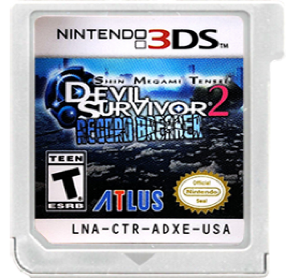 Shin Megami Tensei: Devil Survivor 2 Record Breaker [Launch Edition] cartridge for Nintendo 3DS (3DS) tactical role-playing video game