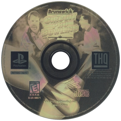 Brunswick Circuit Pro Bowling disc for PlayStation 1 PS1 video game