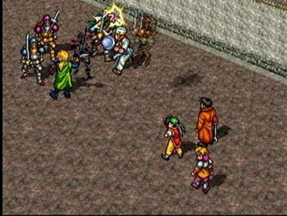 Suikoden gameplay for PlayStation 1 (PS1) role-playing video game