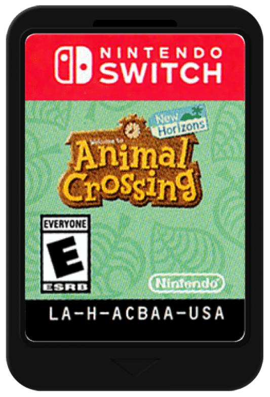 Animal Crossing New Horizons cartridge for Nintendo Switch NS video game