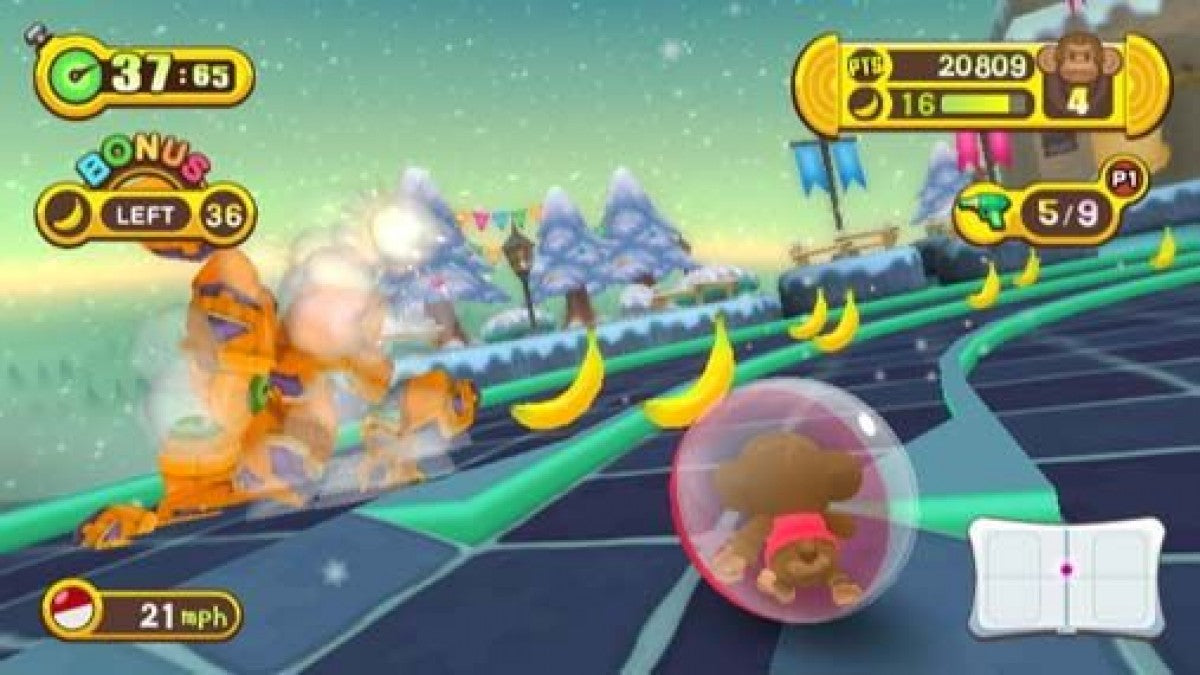 Super Monkey Ball: Step & Roll – Nintendo Wii (Wii) arcade platformer puzzle action video game gameplay