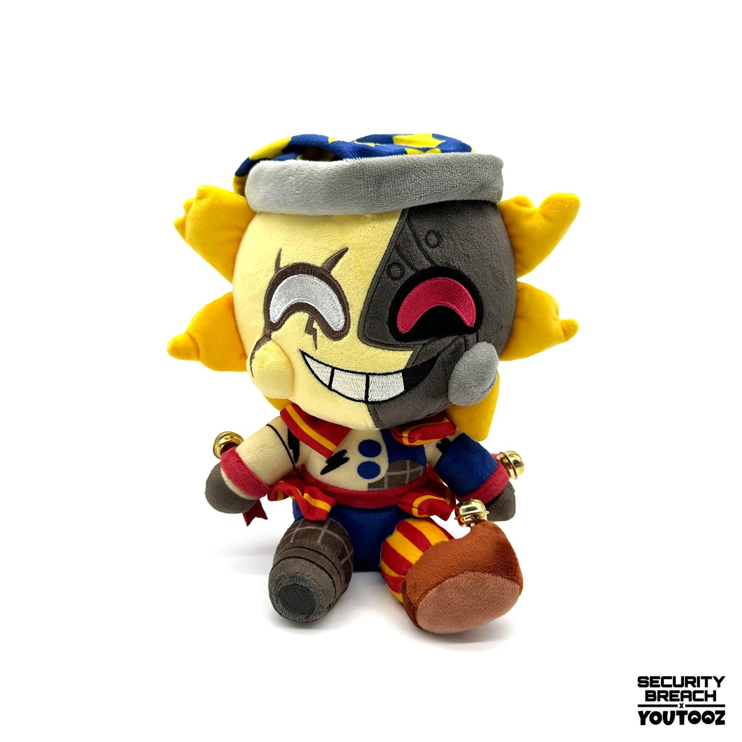 Five Nights at Freddys Ruined Eclipse 9 inch plush toy featuring detailed character design soft stuffed horror game collectible and official FNAF merchandise for fans