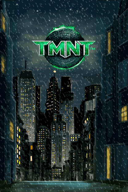 TMNT home page for Nintendo DS (DS) action adventure video game