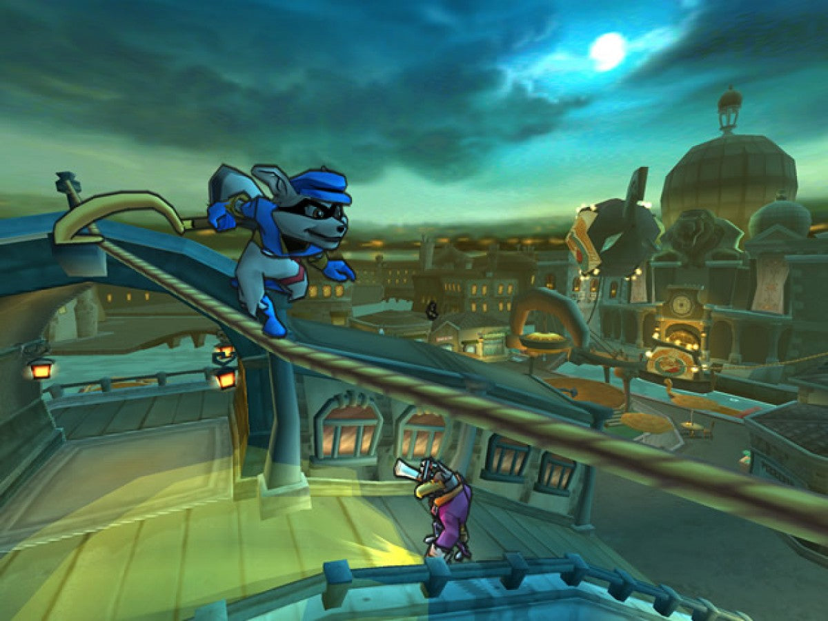 Sly 3: Honor Among Thieves – PlayStation 2 (PS2) video game gameplay, action-adventure platformer.