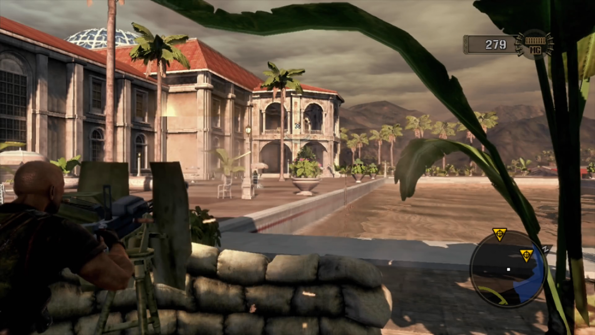 Mercenaries 2 World in Flames PlayStation 3 PS3 video game, open-world action shooter, destructible environments, military sandbox gameplay screenshot