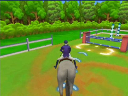 Petz Horsez 2 Nintendo DS video game, horse care and riding simulation, family-friendly gameplay, handheld console title gameplay