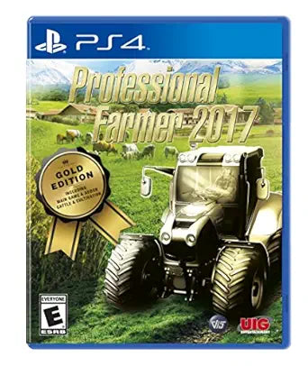 Professional Farmer 2017 [Gold Edition] cover art for PlayStation 4 farming video game.