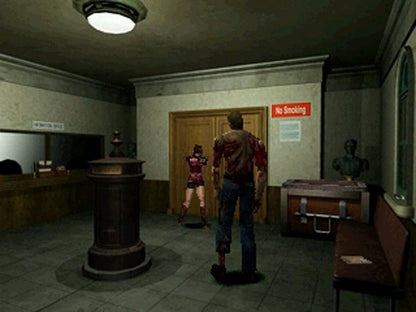 Resident Evil 2 Greatest Hits PlayStation 1 PS1 for survival horror retro video game fans featuring zombie outbreaks Raccoon City exploration intense action puzzle solving limited resources terrifying creatures cinematic gameplay collectible gaming appeal gameplay