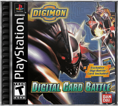 Digimon: Digital Card Battle cover art for PlayStation 1 (PS1) video game