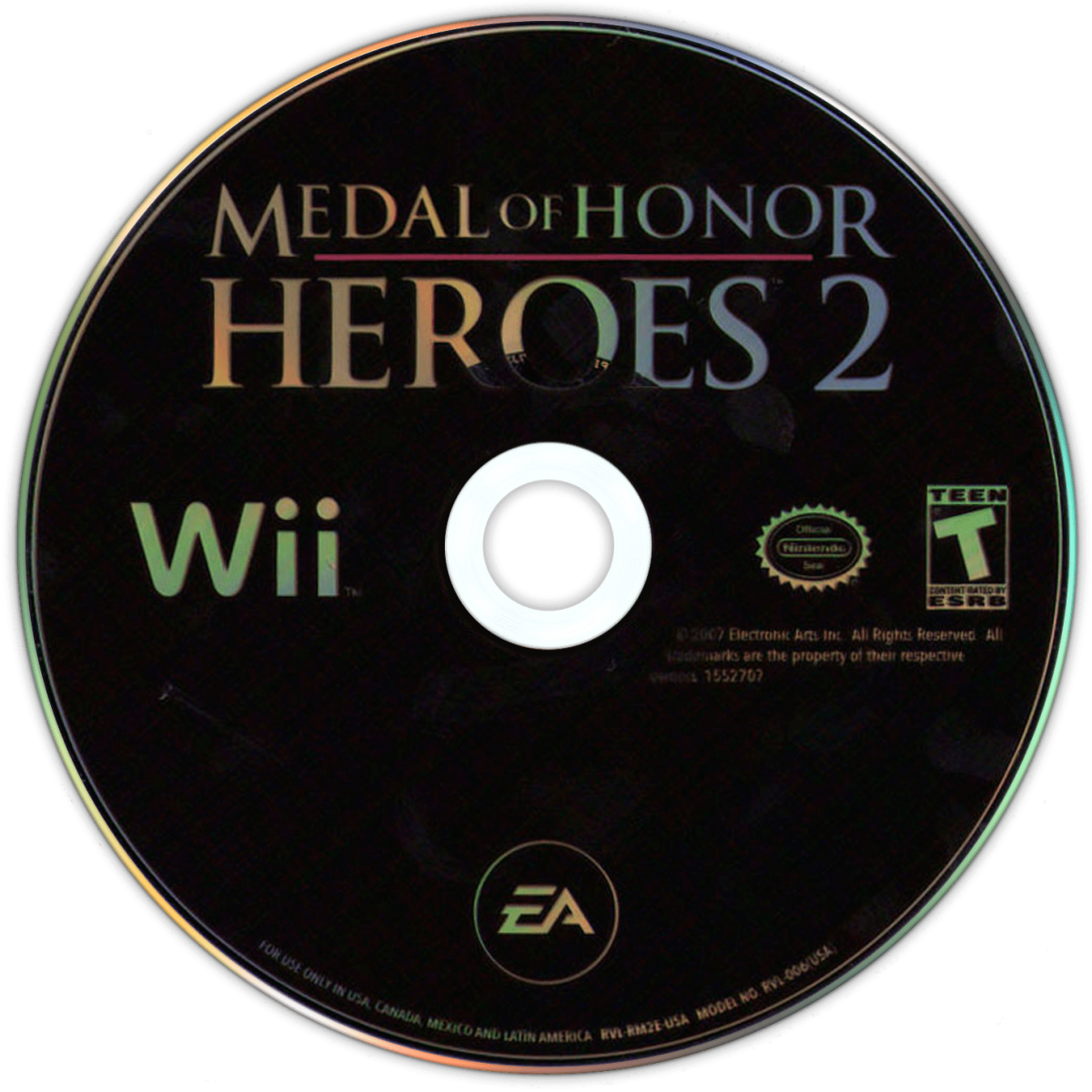 Medal of Honor: Heroes 2 – Nintendo Wii (Wii) World War II first-person shooter action video game disc