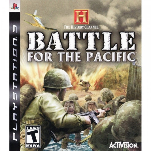 History Channel: Battle For the Pacific – PlayStation 3 (PS3) cover art for video game for PS3