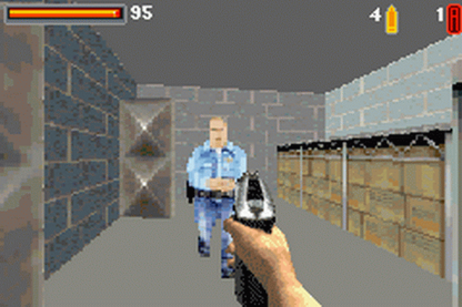 Ecks vs Sever Game Boy Advance GBA video game featuring first person shooter gameplay tactical combat weapon action enemy encounters mission based gameplay stealth objectives and action packed levels classic handheld gaming retro video game collection collectible gaming appeal gameplay