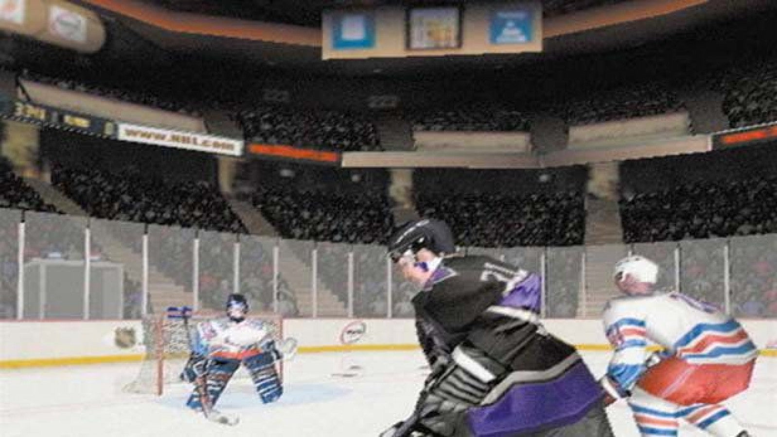 NHL FaceOff 2001 – PlayStation 2 (PS2) video game gameplay, ice hockey sports simulation game.