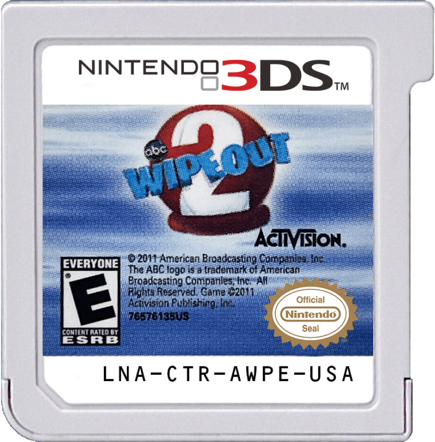 Wipeout 2 cartridge for Nintendo 3DS (3DS) party sports video game