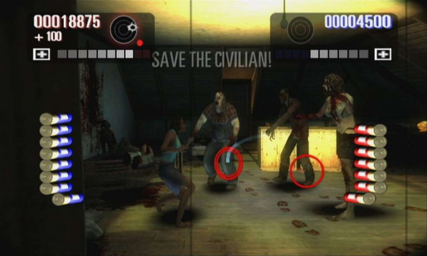 House of the Dead: Overkill gameplay for Nintendo Wii (Wii) video game