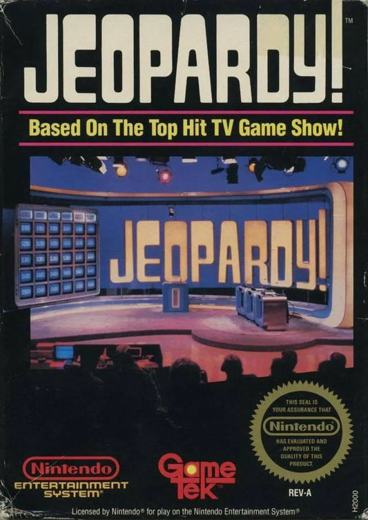 Jeopardy! cover art for Nintendo Entertainment System (NES) video game