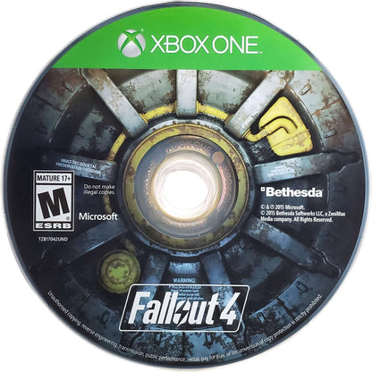 Fallout 4 – Xbox One (XONE) disc for post-apocalyptic open-world role-playing game set in the ruins of Boston