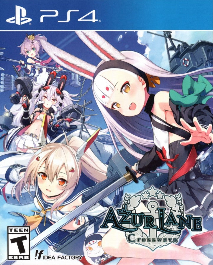 Azur Lane: Crosswave [Collector's Edition] PlayStation 4 (PS4) video game cover art 3D naval action RPG