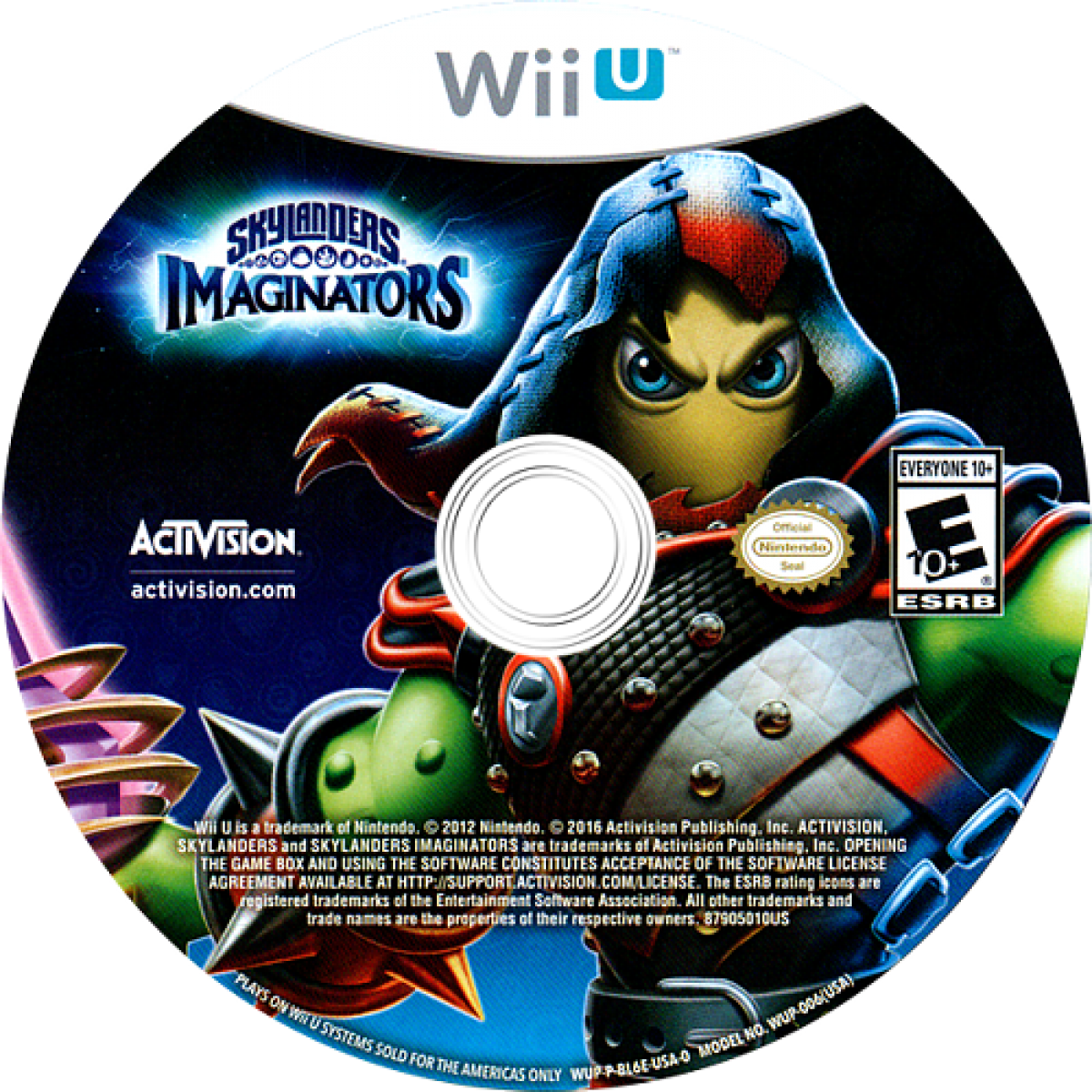 Skylanders Imaginators disc cover art for Nintendo Wii U WiiU video game
