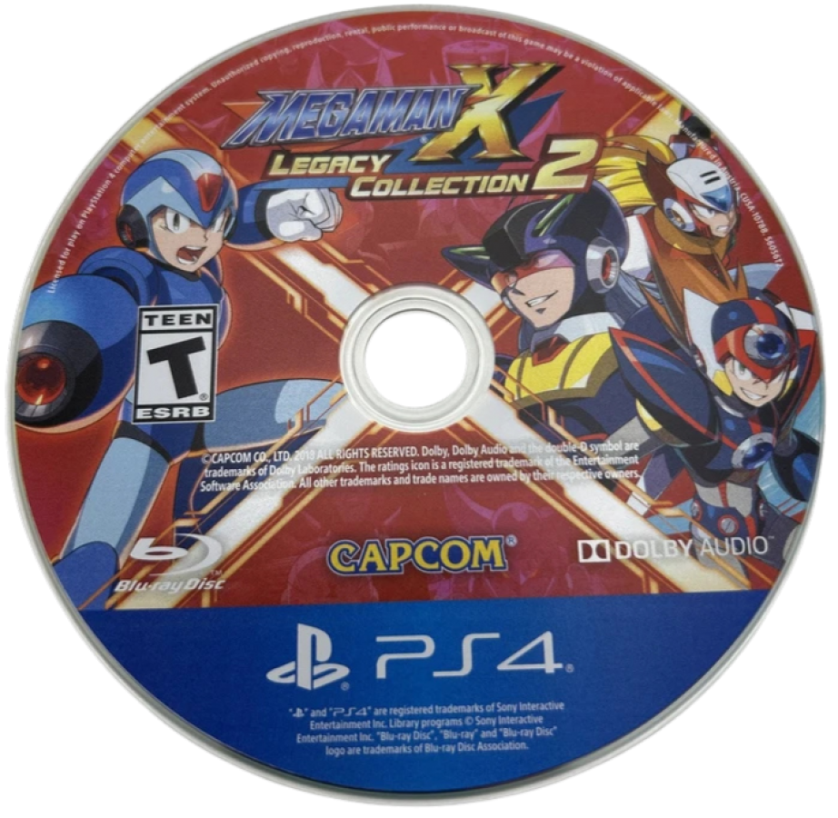Mega Man X Legacy Collection 1+2 – PlayStation 4 (PS4) video game disc, action platformer game