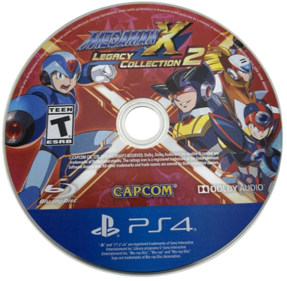 Mega Man X Legacy Collection 1+2 – PlayStation 4 (PS4) video game disc, action platformer game