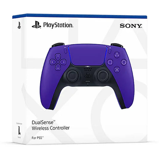 PlayStation 5 DualSense Wireless Controller New Galactic Purple official accessory immersive gaming haptic feedback adaptive triggers built-in microphone create button in box