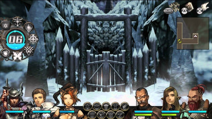 Stranger of Sword City Limited Edition PS Vita game featuring turn-based RPG gameplay and collectible bonus content gameplay