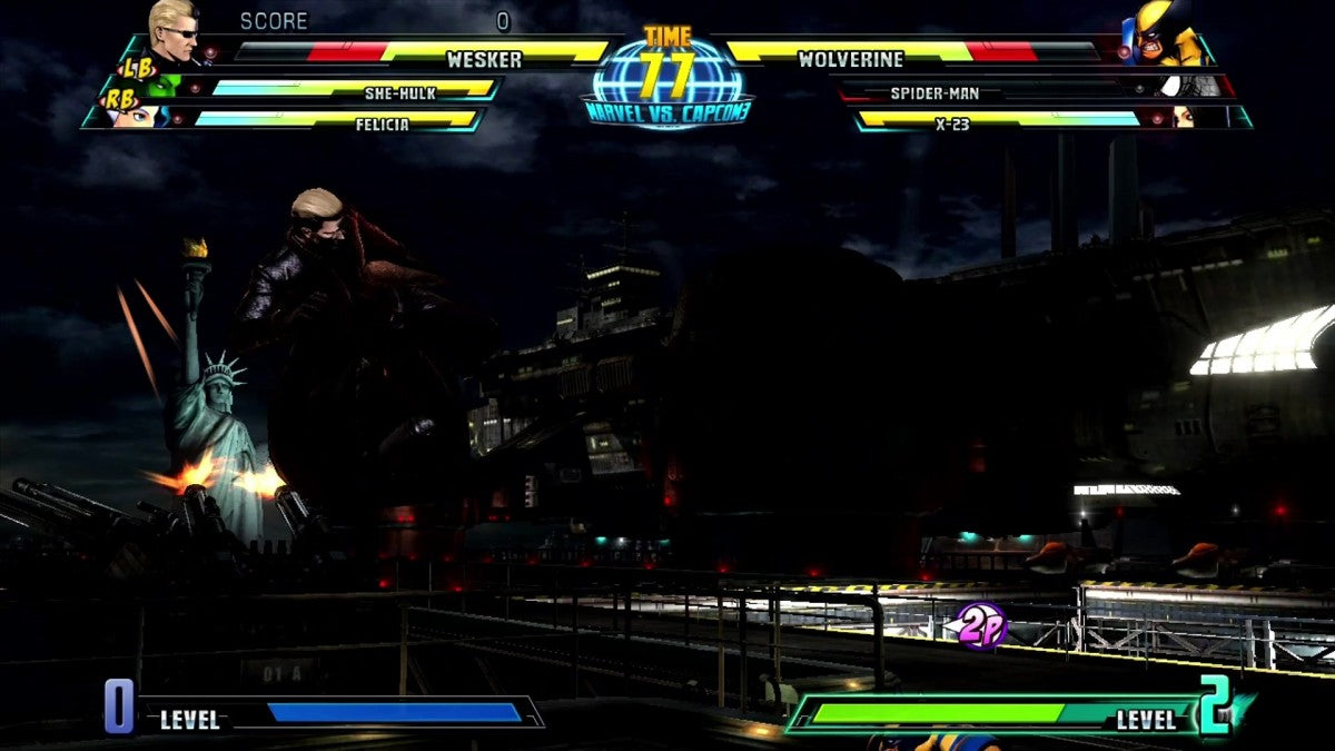 Marvel vs. Capcom 3: Fate of Two Worlds gameplay for Xbox 360 (X360) crossover fighting video game