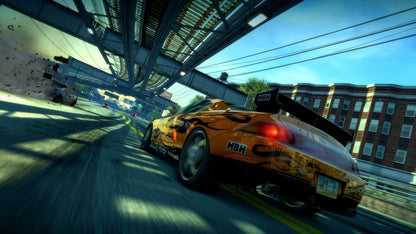 Burnout: Paradise Remastered gameplay for PlayStation 4 (PS4) open-world arcade racing video game