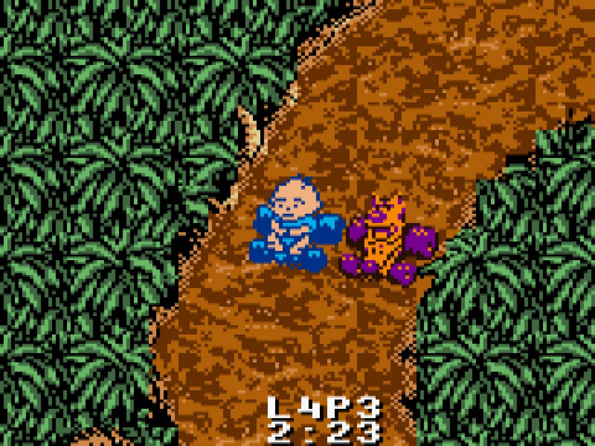 Nicktoons Racing gameplay for Game Boy Color GBC video game