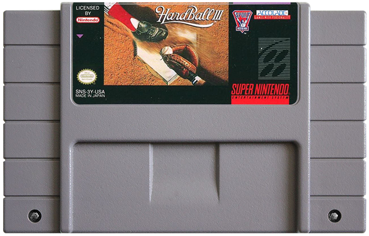 HardBall III cartridge for Super Nintendo Entertainment System SNES retro video game
