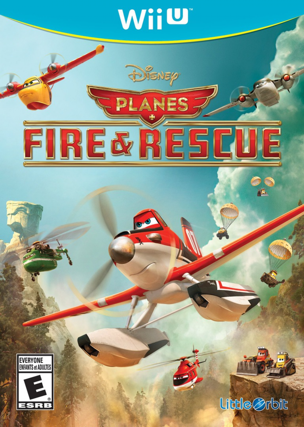 Planes: Fire & Rescue cover art for Nintendo Wii U (WiiU) video game. 