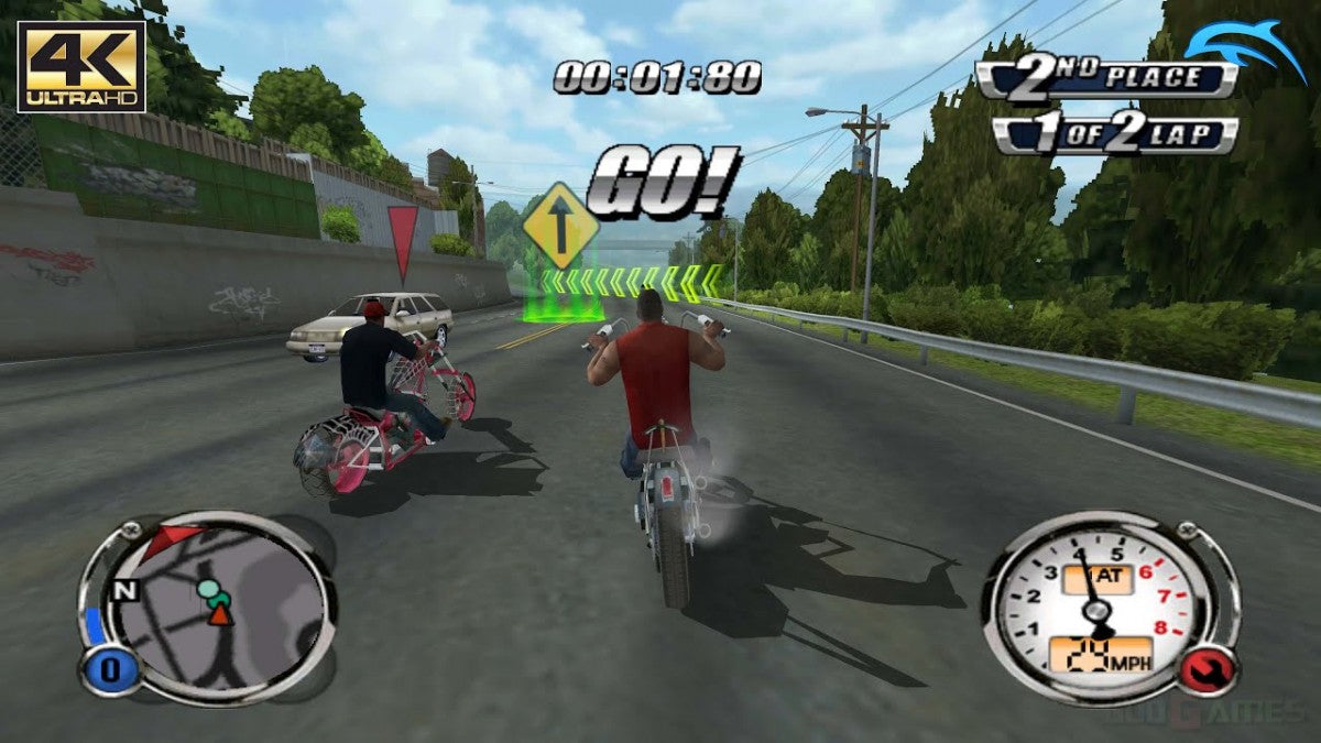 American Chopper 2: Full Throttle PS2 motorcycle racing video game gameplay