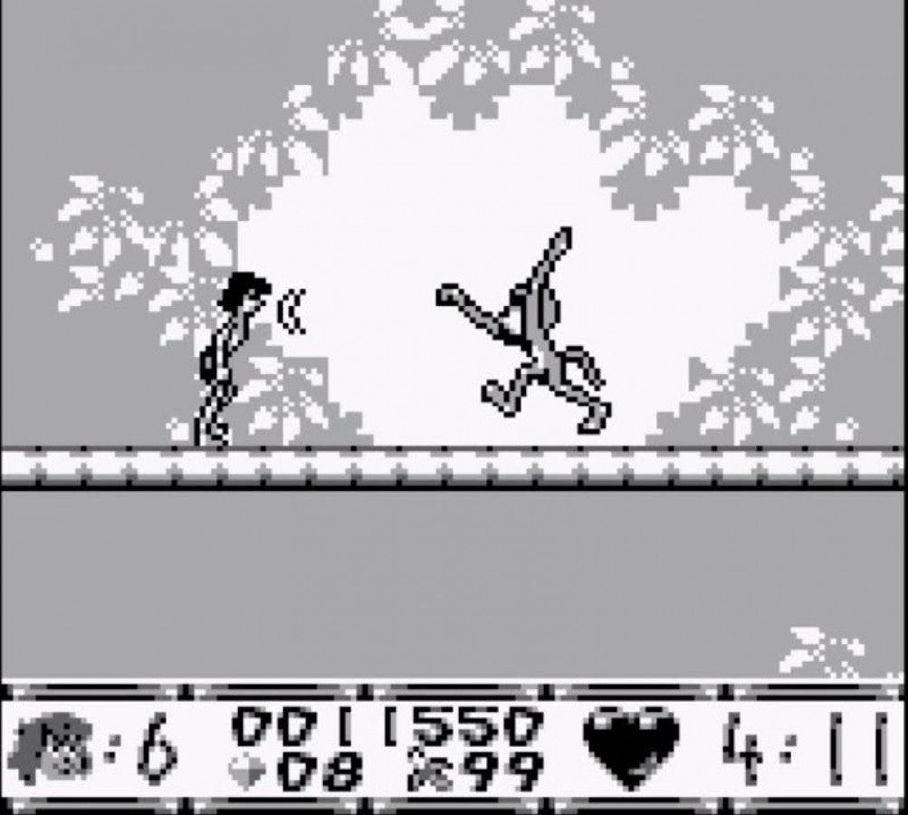 Disney The Jungle Book Game Boy handheld platformer action video game Mowgli Baloo King Louie Kaa Shere Khan jungle levels Capcom Disney license retro 8-bit classic gameplay screenshot