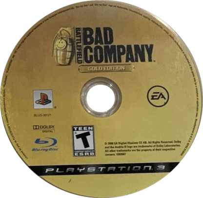 Battlefield: Bad Company Gold Edition for PlayStation 3 with special edition packaging and bonus content disc