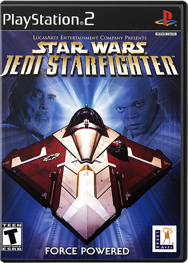 Star Wars: Jedi Starfighter cover art for PlayStation 2 (PS2) video game