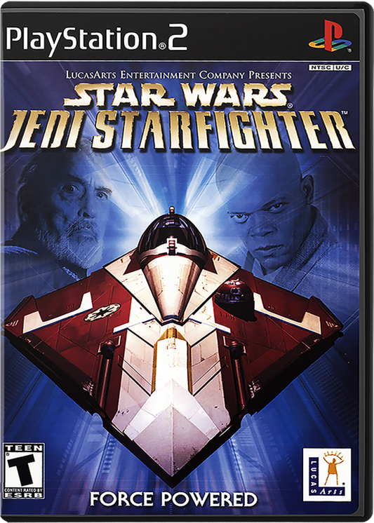 Star Wars: Jedi Starfighter cover art for PlayStation 2 (PS2) video game
