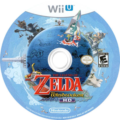 The Legend of Zelda: The WindWaker disc cover art for Nintendo Wii U (WiiU) video game
