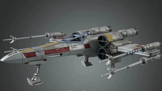 X Wing Starfighter Star Wars 1 72 scale plastic model kit Bandai Hobby buildable rebel alliance spacecraft detailed snap fit display model collectible movie starship vehicle for fans
