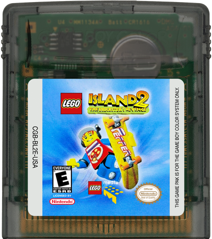 Lego Island 2: Brickster’s Revenge Game Boy Color action-adventure video game cartridge