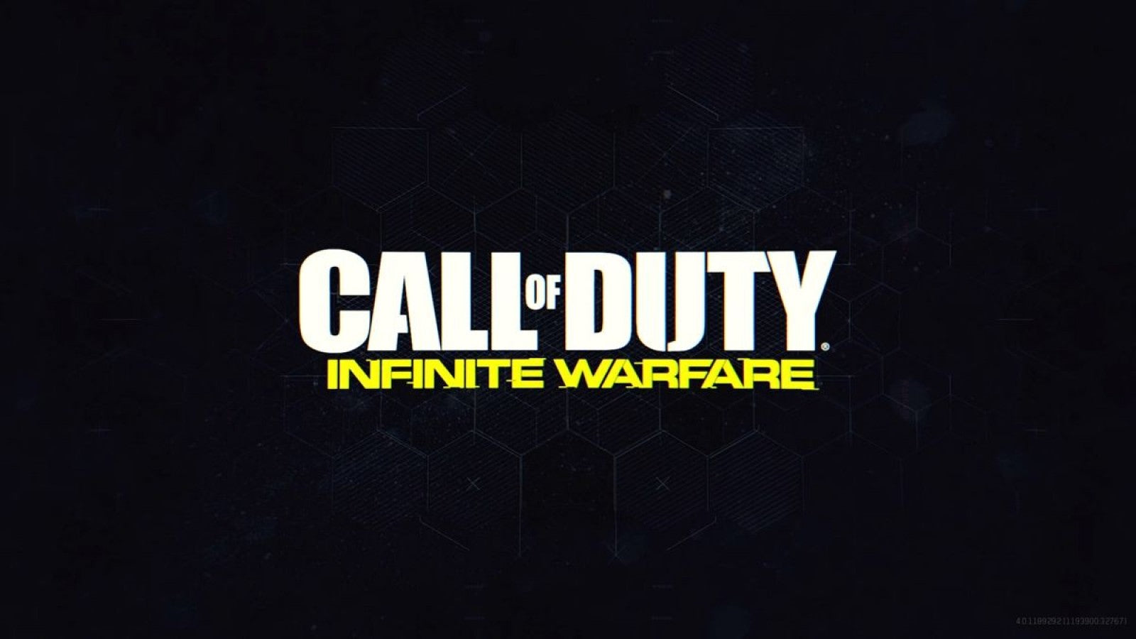 Call of Duty: Infinite Warfare [Legacy Edition] title screen for PlayStation 4 (PS4) first-person shooter video game