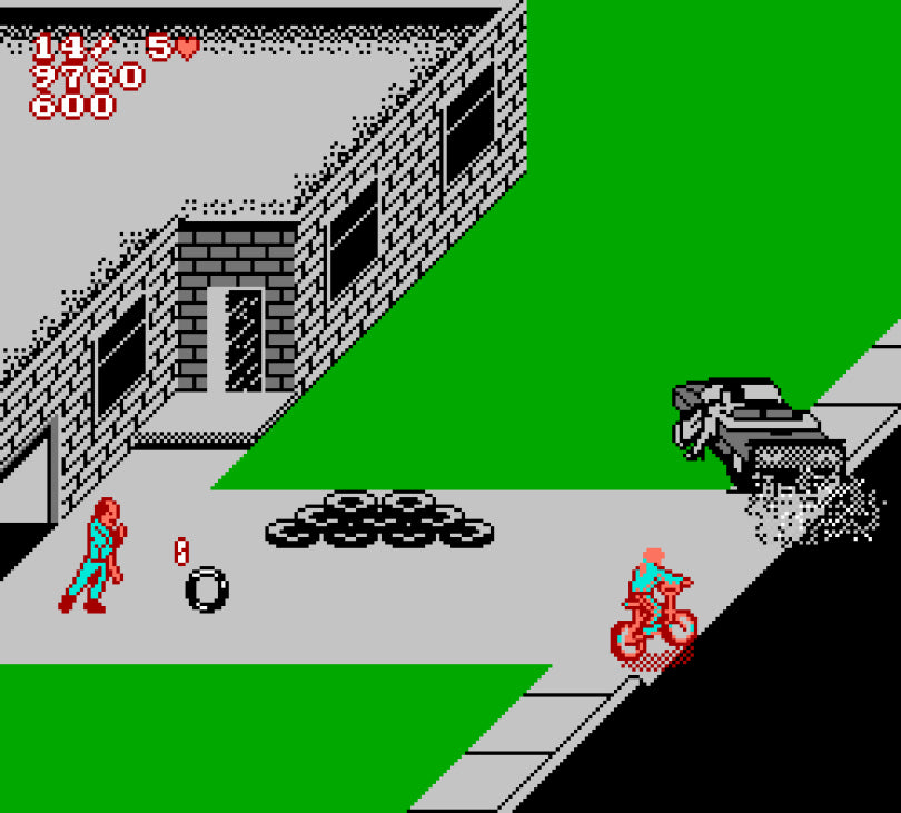 Paperboy 2 Nintendo Entertainment System NES for retro video game enthusiasts featuring arcade style action gameplay newspaper delivery challenges obstacle dodging fast paced bicycle riding suburban neighborhood routes classic score chasing mechanics and collectible gaming appeal gameplay