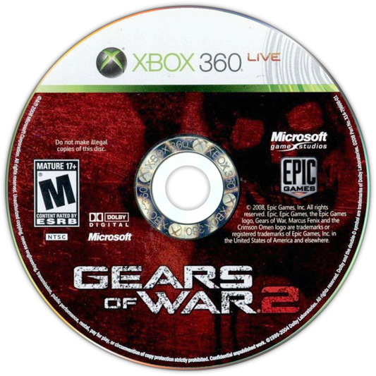 Gears of War 2 Limited Edition for Xbox 360 with special packaging and collectible bonus content disc