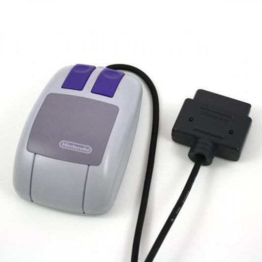 Super Nintendo Mouse wired SNES accessory pointing device featuring ergonomic design precision cursor control and enhanced classic Super Nintendo gameplay experience