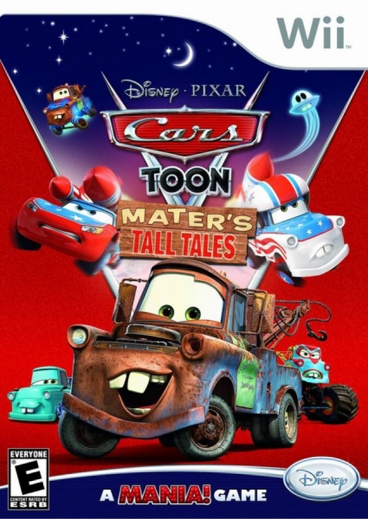 Cars Toon: Mater's Tall Tales cover art for Nintendo Wii (Wii) video game