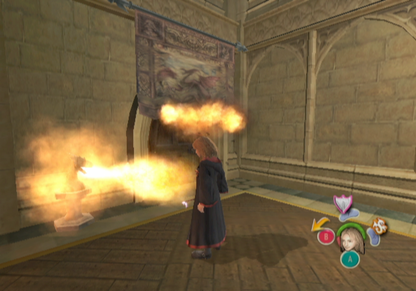 Harry Potter and the Prisoner of Azkaban gameplay for GameCube (GC) action-adventure fantasy video game