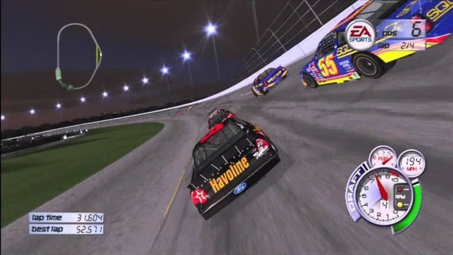 NASCAR Thunder 2002 – PlayStation 2 (PS2) stock car racing sports video game gameplay